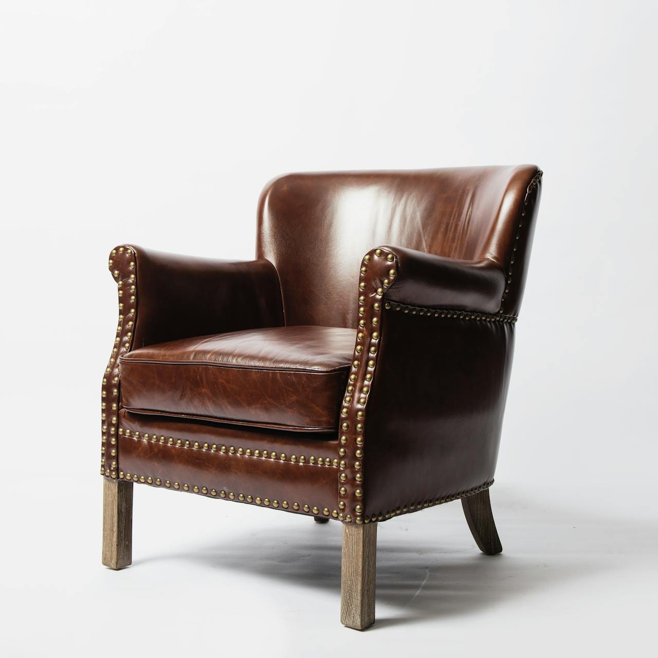 KSENIA - Leather Armrest  Sofa